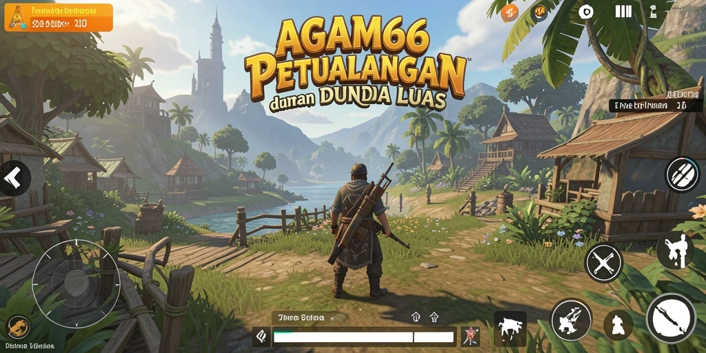 Tampilan gameplay AGAM66 yang menampilkan petualangan Open World yang menarik.