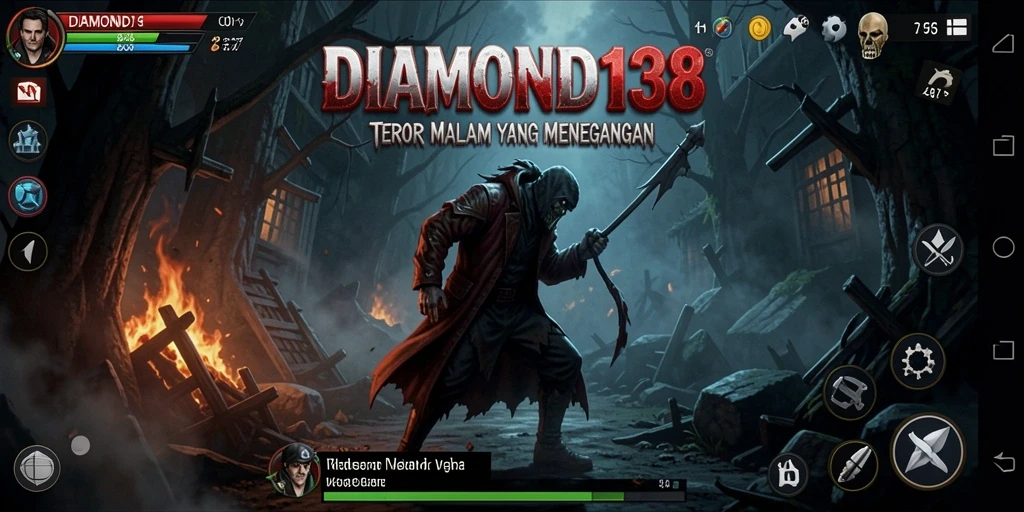 Tangkapan layar menampilkan suasana gameplay yang mencekam di DIAMOND138.