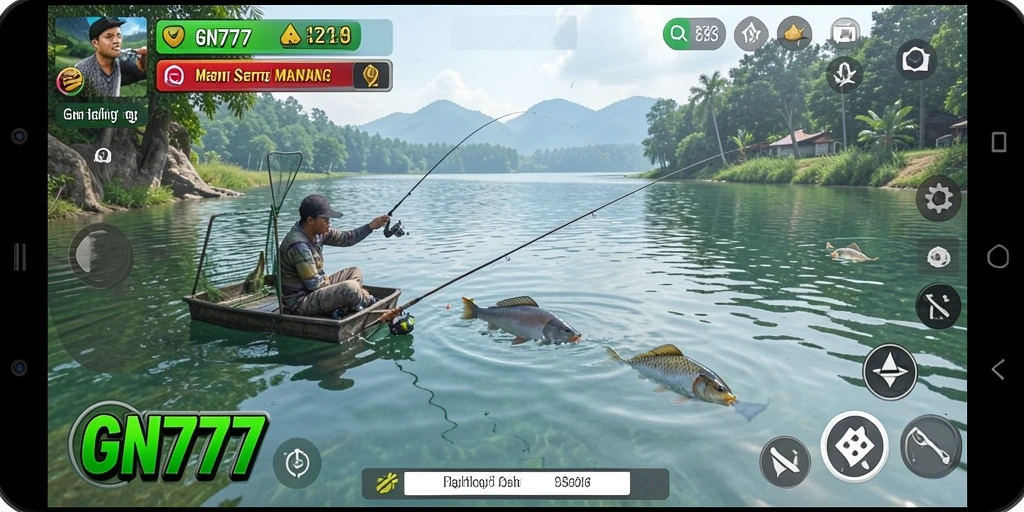 Gameplay Fishing yang seru dan menantang di GN777.