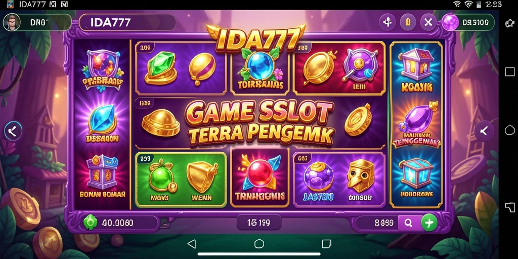 Tampilan gameplay Slot yang mengasyikkan di IDA777.