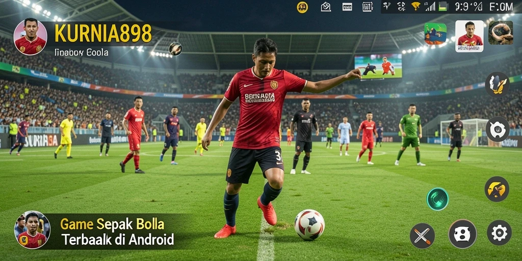 Tangkapan layar KURNIA898 menampilkan aksi seru pertandingan sepak bola.