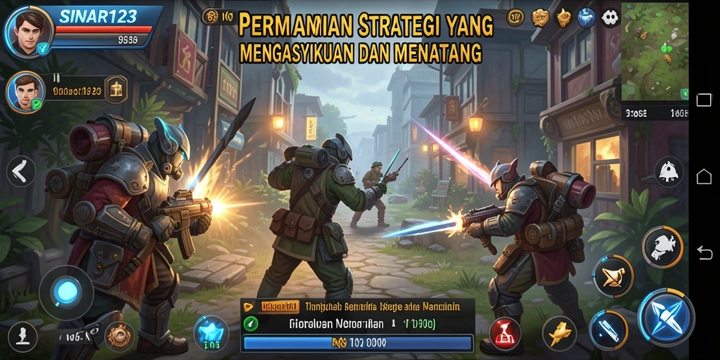 Tampilan menarik dari gameplay SINAR123 dengan aksi strategi yang mendebarkan.